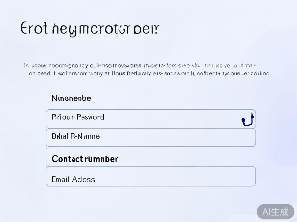 填写注册信息：包括用户名、密码、真实姓名、联系号码
